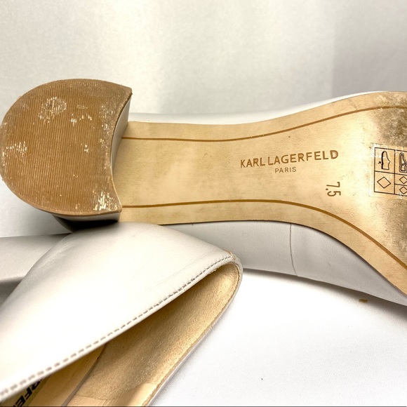 Low Heel Shoes block embroidered with silver strap - Picture 10 of 14